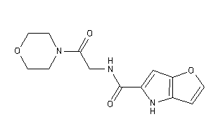 Image of N-(2-keto-2-morpholino-ethyl)-4H-furo[3,2-b]pyrrole-5-carboxamide