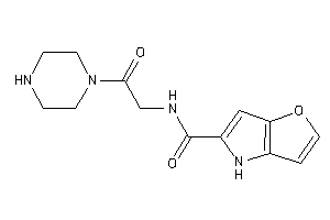 N-(2-keto-2-piperazino-ethyl)-4H-furo[3,2-b]pyrrole-5-carboxamide