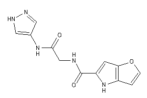 Image of N-[2-keto-2-(1H-pyrazol-4-ylamino)ethyl]-4H-furo[3,2-b]pyrrole-5-carboxamide