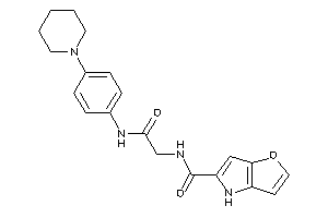 Image of N-[2-keto-2-(4-piperidinoanilino)ethyl]-4H-furo[3,2-b]pyrrole-5-carboxamide