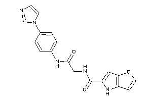 N-[2-(4-imidazol-1-ylanilino)-2-keto-ethyl]-4H-furo[3,2-b]pyrrole-5-carboxamide