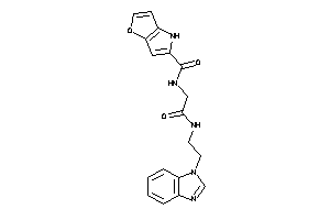 Image of N-[2-[2-(benzimidazol-1-yl)ethylamino]-2-keto-ethyl]-4H-furo[3,2-b]pyrrole-5-carboxamide