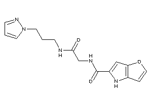 Image of N-[2-keto-2-(3-pyrazol-1-ylpropylamino)ethyl]-4H-furo[3,2-b]pyrrole-5-carboxamide