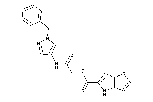 N-[2-[(1-benzylpyrazol-4-yl)amino]-2-keto-ethyl]-4H-furo[3,2-b]pyrrole-5-carboxamide