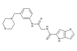 Image of N-[2-keto-2-[3-(morpholinomethyl)anilino]ethyl]-4H-furo[3,2-b]pyrrole-5-carboxamide