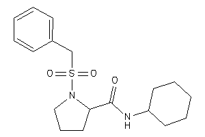 1-benzylsulfonyl-N-cyclohexyl-pyrrolidine-2-carboxamide