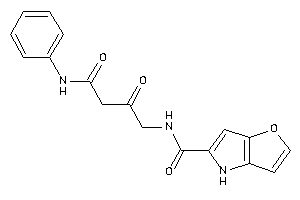 Image of N-(4-anilino-2,4-diketo-butyl)-4H-furo[3,2-b]pyrrole-5-carboxamide