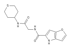 N-[2-keto-2-(tetrahydrothiopyran-4-ylamino)ethyl]-4H-furo[3,2-b]pyrrole-5-carboxamide