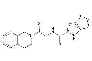 N-[2-(3,4-dihydro-1H-isoquinolin-2-yl)-2-keto-ethyl]-4H-furo[3,2-b]pyrrole-5-carboxamide