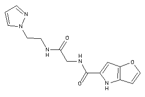 Image of N-[2-keto-2-(2-pyrazol-1-ylethylamino)ethyl]-4H-furo[3,2-b]pyrrole-5-carboxamide