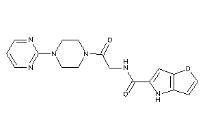 N-[2-keto-2-[4-(2-pyrimidyl)piperazino]ethyl]-4H-furo[3,2-b]pyrrole-5-carboxamide