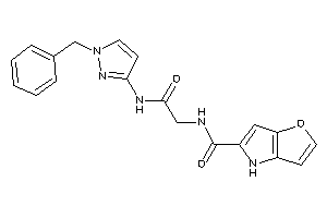 N-[2-[(1-benzylpyrazol-3-yl)amino]-2-keto-ethyl]-4H-furo[3,2-b]pyrrole-5-carboxamide