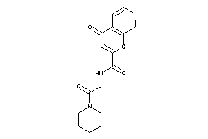 4-keto-N-(2-keto-2-piperidino-ethyl)chromene-2-carboxamide