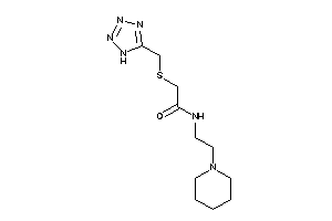 N-(2-piperidinoethyl)-2-(1H-tetrazol-5-ylmethylthio)acetamide