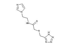 N-(2-imidazol-1-ylethyl)-2-(1H-tetrazol-5-ylmethylthio)acetamide