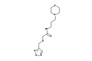 Image of N-(3-morpholinopropyl)-2-(1,2,5-thiadiazol-3-ylmethylthio)acetamide