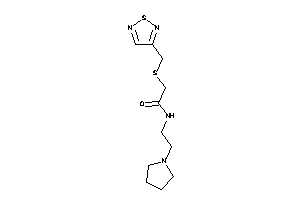 N-(2-pyrrolidinoethyl)-2-(1,2,5-thiadiazol-3-ylmethylthio)acetamide