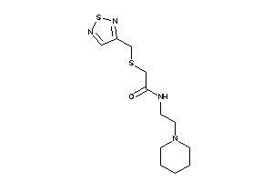 N-(2-piperidinoethyl)-2-(1,2,5-thiadiazol-3-ylmethylthio)acetamide