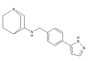 [4-(1H-pyrazol-5-yl)benzyl]-quinuclidin-3-yl-amine