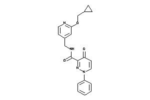 N-[[2-(cyclopropylmethoxy)-4-pyridyl]methyl]-4-keto-1-phenyl-pyridazine-3-carboxamide