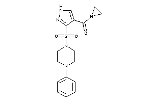 Image of Ethylenimino-[3-(4-phenylpiperazino)sulfonyl-1H-pyrazol-4-yl]methanone