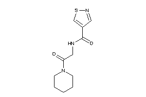 N-(2-keto-2-piperidino-ethyl)isothiazole-4-carboxamide