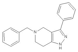 5-benzyl-3-phenyl-1,4,6,7-tetrahydropyrazolo[4,3-c]pyridine
