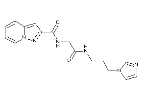 N-[2-(3-imidazol-1-ylpropylamino)-2-keto-ethyl]pyrazolo[1,5-a]pyridine-2-carboxamide