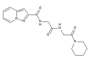 N-[2-keto-2-[(2-keto-2-piperidino-ethyl)amino]ethyl]pyrazolo[1,5-a]pyridine-2-carboxamide