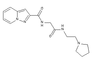 Image of N-[2-keto-2-(2-pyrrolidinoethylamino)ethyl]pyrazolo[1,5-a]pyridine-2-carboxamide