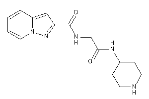Image of N-[2-keto-2-(4-piperidylamino)ethyl]pyrazolo[1,5-a]pyridine-2-carboxamide