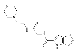 Image of N-[2-keto-2-(2-morpholinoethylamino)ethyl]-4H-furo[3,2-b]pyrrole-5-carboxamide