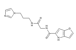 Image of N-[2-(3-imidazol-1-ylpropylamino)-2-keto-ethyl]-4H-furo[3,2-b]pyrrole-5-carboxamide