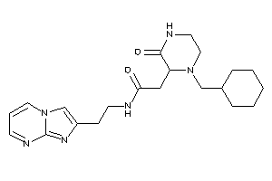 2-[1-(cyclohexylmethyl)-3-keto-piperazin-2-yl]-N-(2-imidazo[1,2-a]pyrimidin-2-ylethyl)acetamide