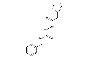 1-benzyl-3-[(2-cyclopent-2-en-1-ylacetyl)amino]urea