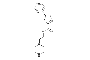 5-phenyl-N-(2-piperazinoethyl)-2-isoxazoline-3-carboxamide