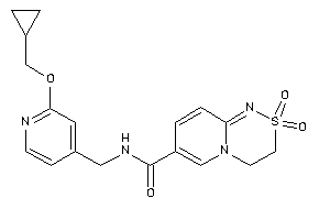 N-[[2-(cyclopropylmethoxy)-4-pyridyl]methyl]-2,2-diketo-3,4-dihydropyrido[2,1-c][1,2,4]thiadiazine-7-carboxamide