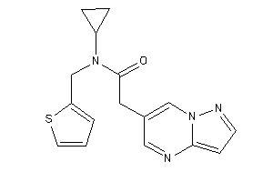 N-cyclopropyl-2-pyrazolo[1,5-a]pyrimidin-6-yl-N-(2-thenyl)acetamide