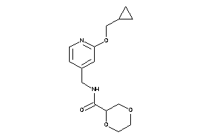 N-[[2-(cyclopropylmethoxy)-4-pyridyl]methyl]-1,4-dioxane-2-carboxamide