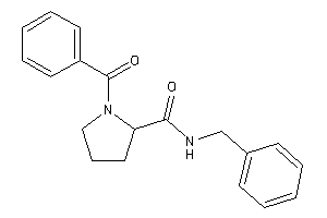 Image of 1-benzoyl-N-benzyl-pyrrolidine-2-carboxamide