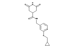 N-[[2-(cyclopropylmethoxy)-4-pyridyl]methyl]-2,6-diketo-isonipecotamide