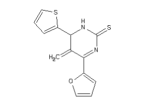 4-(2-furyl)-5-methylene-6-(2-thienyl)-1,6-dihydropyrimidine-2-thione