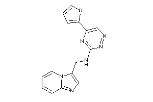 [5-(2-furyl)-1,2,4-triazin-3-yl]-(imidazo[1,2-a]pyridin-3-ylmethyl)amine