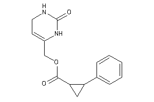 Image of 2-phenylcyclopropanecarboxylic Acid (2-keto-3,4-dihydro-1H-pyrimidin-6-yl)methyl Ester