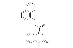 4-[3-(1-naphthyl)propanoyl]-1,3-dihydroquinoxalin-2-one