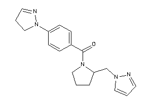 [4-(2-pyrazolin-1-yl)phenyl]-[2-(pyrazol-1-ylmethyl)pyrrolidino]methanone