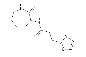 N-(2-ketoazepan-3-yl)-3-thiazol-2-yl-propionamide