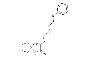 3-(2-phenoxyethyloximinomethyl)-1-azaspiro[4.4]non-3-en-2-one