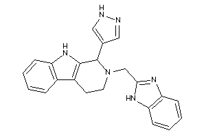 2-(1H-benzimidazol-2-ylmethyl)-1-(1H-pyrazol-4-yl)-1,3,4,9-tetrahydro-$b-carboline