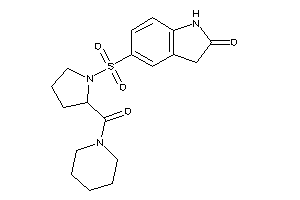 5-[2-(piperidine-1-carbonyl)pyrrolidino]sulfonyloxindole